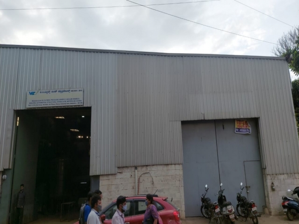 2400sft industrial shed for rent in peenya