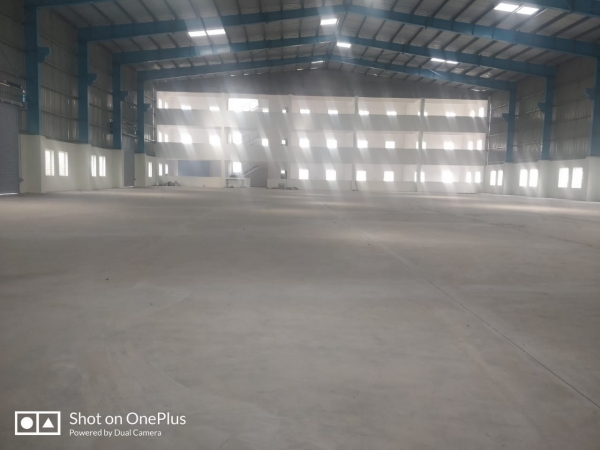 1 Acre land with 33000sft shed for rent in dabaspet red zone connectivity 
